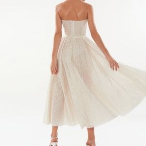 Milla nova Elegant Sparkly White 2 piece set